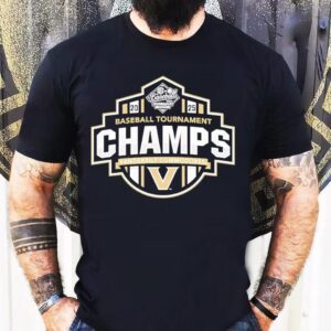 Vanderbilt Commodores Baseball Sec Champs 2025 Logo Shirt