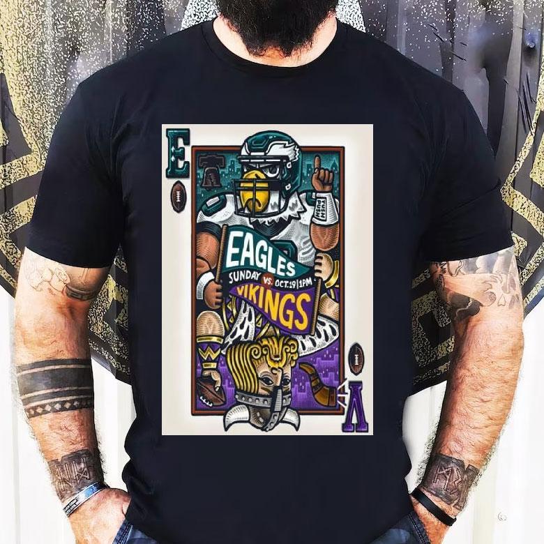 Vikings Vs Eagles Minneapolis Mn Oct 19 2025 Shirt Vikings Vs Eagles Minneapolis Mn Oct 19 2025 Shirt
