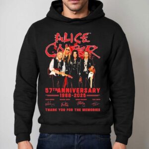 Alice Cooper 57th Anniversary 1968 2025 Thank You For The Memories Signatures Shirt 2 Alice Cooper Th Anniversary Thank You For The Memories Signatures Hoodie