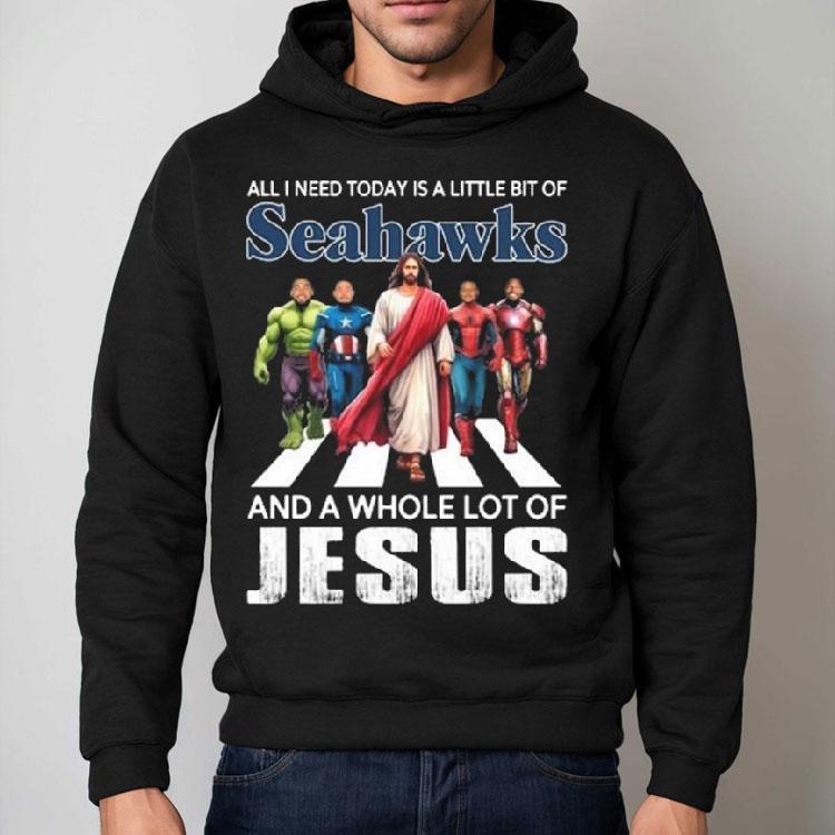 All I Need Today Is A Little Bit Of Seattle Seahawks And A Whole Lot Of Jesus 2025 Shirt All I Need Today Is A Little Bit Of Seattle Seahawks And A Whole Lot Of Jesus 2025 Shirt
