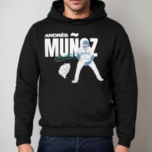 Andres Munoz And Cat Seattle Mariners Baseball Signature Shirt 2 Andres Munoz And Cat Seattle Mariners Baseball Signature Hoodie