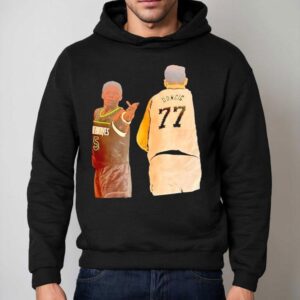 Anthony Edwards Raises His Hand To Luka Doncic Shirt 2 Anthony Edwards Raises His Hand To Luka Doncic Hoodie