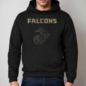 Atlanta Falcons X United States Marine Corps First In Last Out Shirt 2 Atlanta Falcons X United States Marine Corps First In Last Ou Hoodie