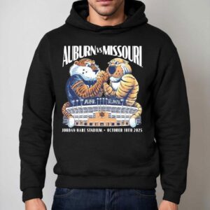 Auburn Tigers Vs Missouri Tigers Auble Truman Jordan Hare Stadium October Th Hoodie