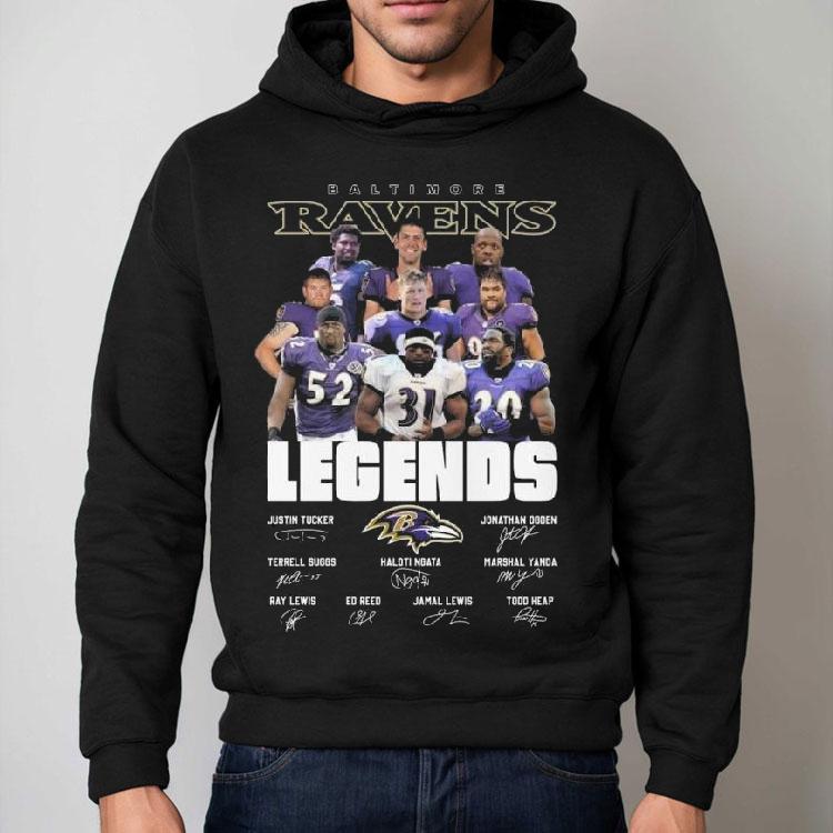 Baltimore Ravens Legends Players Signatures 2025 Shirt Baltimore Ravens Legends Players Signatures 2025 Shirt