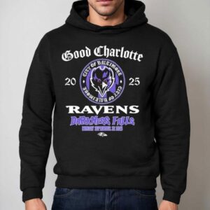Baltimore Ravens X Good Charlotte Darkness Falls Game On Sep 22 2025 Shirt 2 Baltimore Ravens X Good Charlotte Darkness Falls Game On Sep Hoodie