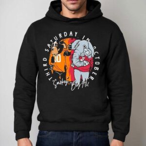 Big Al Alabama Crimson Tide Smokeytennessee Volunrs Mascots Third Saturday In October Shirt 2 Big Al Alabama Crimson Tide Smokeytennessee Volunrs Mascots Third Saturday In October Hoodie