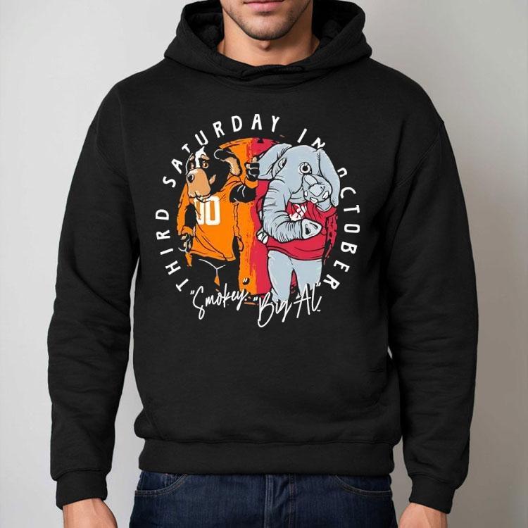 Big Al Alabama Crimson Tide Smokeytennessee Volunrs Mascots Third Saturday In October Shirt Big Al Alabama Crimson Tide Smokeytennessee Volunrs Mascots Third Saturday In October Shirt