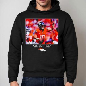 Bo Nix Denver Broncos Football Nfl 2025 Photo Shirt 2 Bo Nix Denver Broncos Football Nfl Photo Hoodie