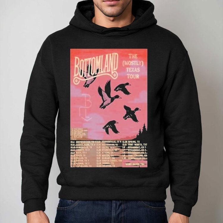 Bottomland The Mostly Texas Tour 2025 Dates Shirt Bottomland The Mostly Texas Tour 2025 Dates Shirt