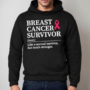 Breast Cancer Survivor Definition Pink Ribbon Hoodie