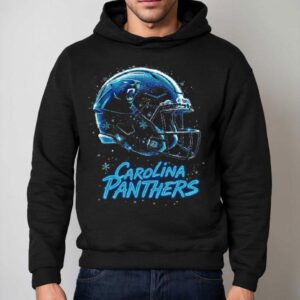 Carolina Panthers Nfl Halftone Christmas Helmet Series 2025 Shirt 2 Carolina Panthers Nfl Halftone Christmas Helmet Series Hoodie