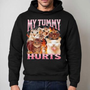 Cat My Tummy Hurts Shirt 2 Cat My Tummy Hurts Hoodie