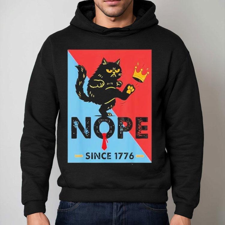 Cat No Kings October 18 Since 1776 Shirt Cat No Kings October 18 Since 1776 Shirt