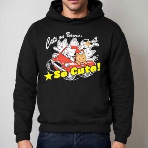Cats On Board So Cute Shirt 2 Cats On Board So Cute Hoodie
