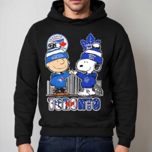 Charlie Brown And Snoopy X Toronto Blue Jays And Toronto Maple Leafs Shirt 2 Charlie Brown And Snoopy X Toronto Blue Jays And Toronto Maple Leafs Hoodie