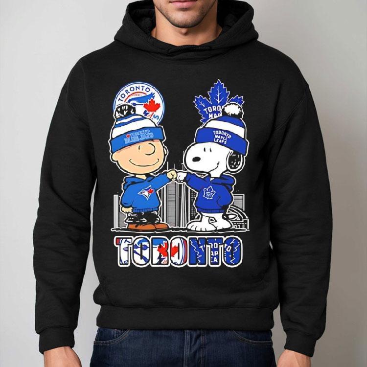 Charlie Brown And Snoopy X Toronto Blue Jays And Toronto Maple Leafs Shirt Charlie Brown And Snoopy X Toronto Blue Jays And Toronto Maple Leafs Shirt