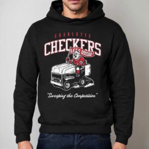 Charlotte Checkers Zamboni Sweeping The Competition Hoodie