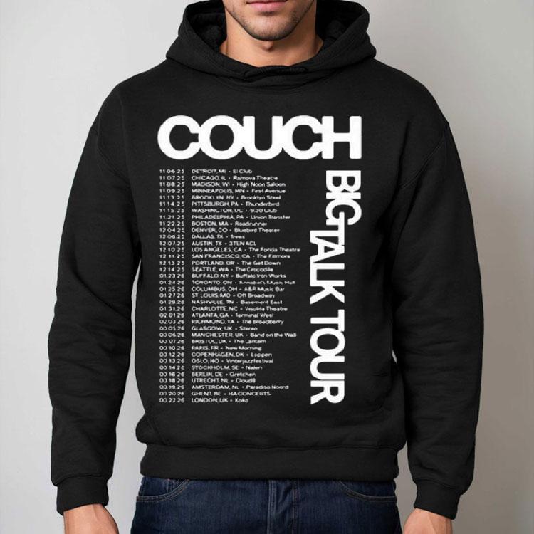 Couch The Band Big Talk Tour 2025-26 Shirt Couch The Band Big Talk Tour 2025-26 Shirt