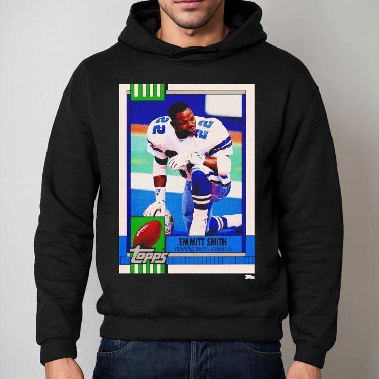 Dallas Cowboys Emmitt Smith Trading Card Shirt Dallas Cowboys Emmitt Smith Trading Card Shirt