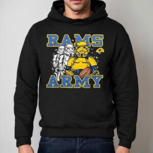 Darht Vander X Los Angeles Rams Football Army Hoodie