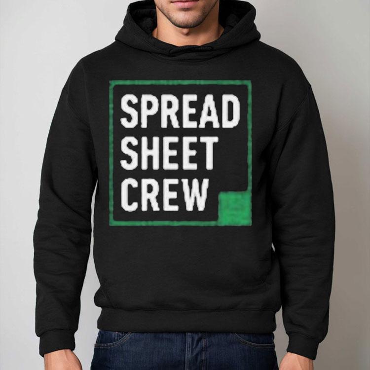 Deadly Slob Spread Sheet Crew Shirt Deadly Slob Spread Sheet Crew Shirt