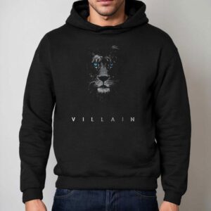 Detroit Lions Villain Lion Head Logo Hoodie