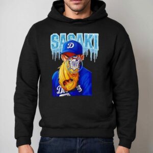 Dodgers Roki Sasaki Ice Anime Shirt 2 Dodgers Roki Sasaki Ice Anime Hoodie
