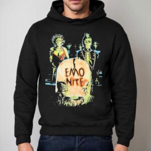 Emo Nite Nite Of The Living Dead Skeleton Hoodie