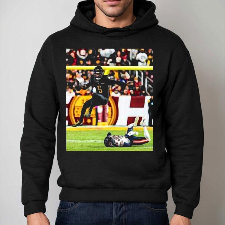 Father With Jayden Daniels And Chicago Bears Shirt Father With Jayden Daniels And Chicago Bears Shirt