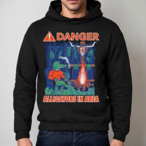 Florida Gators Vs Texas Longhorns Danger Alligators In Area Mascot Shirt 2 Florida Gators Vs Texas Longhorns Danger Alligators In Area Masco Hoodie