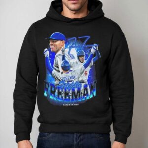 Freddie Freeman Posing Los Angeles Dodgers Mlb Signature Graphic Shirt 2 Freddie Freeman Posing Los Angeles Dodgers Mlb Signature Graphic Hoodie