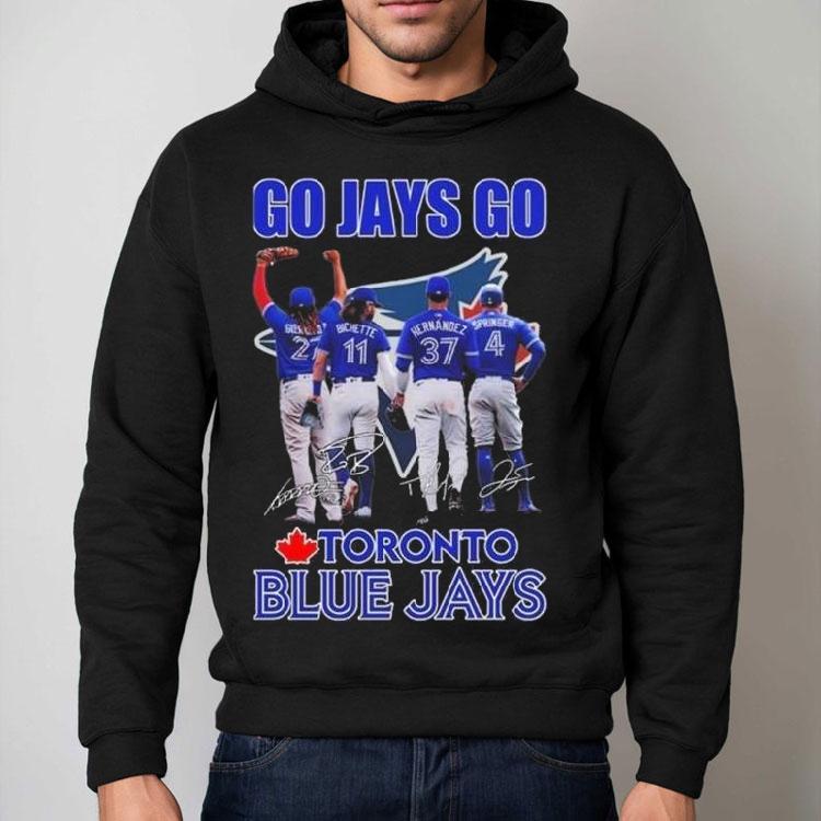 Go Jays Go Toronto Blue Jays Signatures 2025 Shirt Go Jays Go Toronto Blue Jays Signatures 2025 Shirt