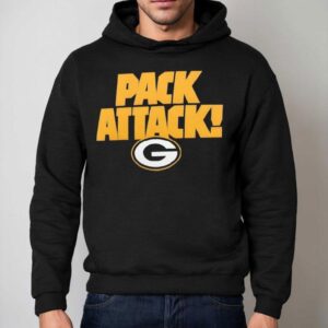 Green Bay Packers Attack Logo Shirt 2 Green Bay Packers Attack Logo Hoodie
