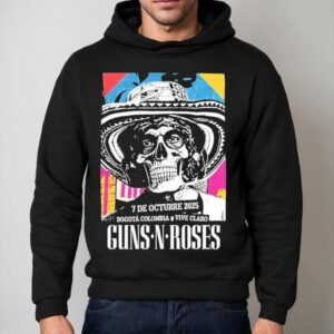 Guns N Roses On October At Vive Claro Distrito Cultural Bogota Colombia Rock Band Latin America Tour Hoodie