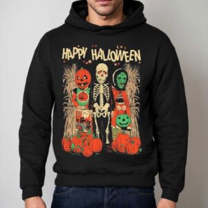 Halloween Trio Happy Halloween Hoodie
