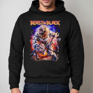 Heavy Metal Beast In Black Hoodie