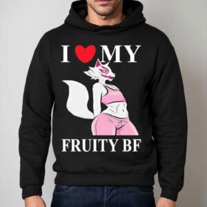 I Love My Fruity Bf Lgbt Fox Hoodie