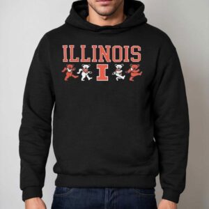Illinois Fighting Illini X Grateful Dead Mascot Bears Hoodie