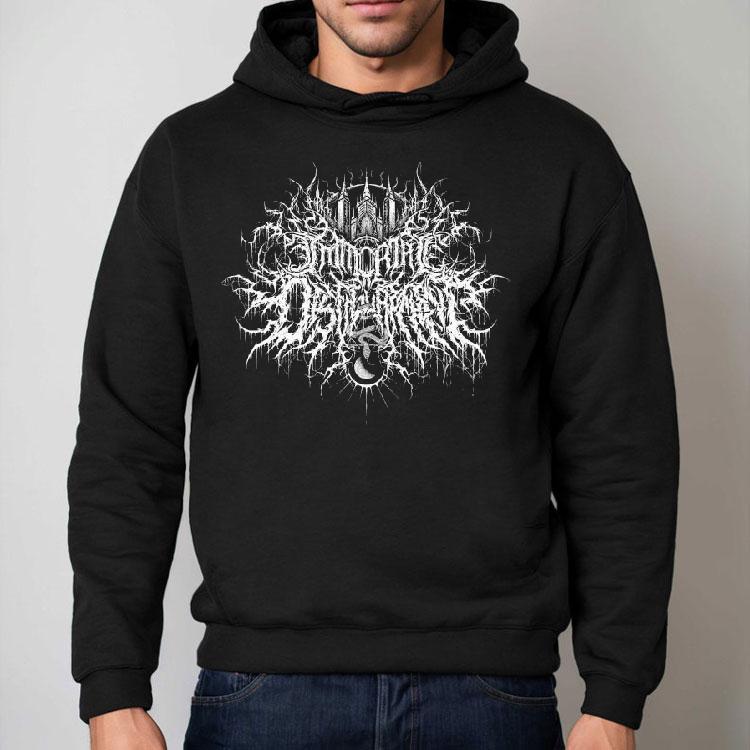 Immortal Disfigurement Hell Blackletter Shirt Immortal Disfigurement Hell Blackletter Shirt