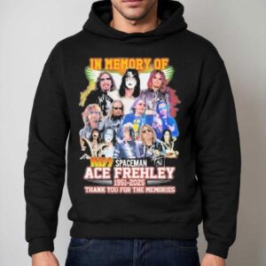 In Memory Of Spaceman Ace Frehley Thank You For The Memories Signature Hoodie