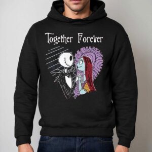 Jack Skellington And Sally Painajainen Ennen Joulua Together Forever Hoodie