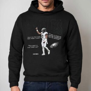 Jalen Hurts Philadelphia Eagles Philly Keep The Main Thing The Rent Is Due Every Day Player Quotes Hoodie