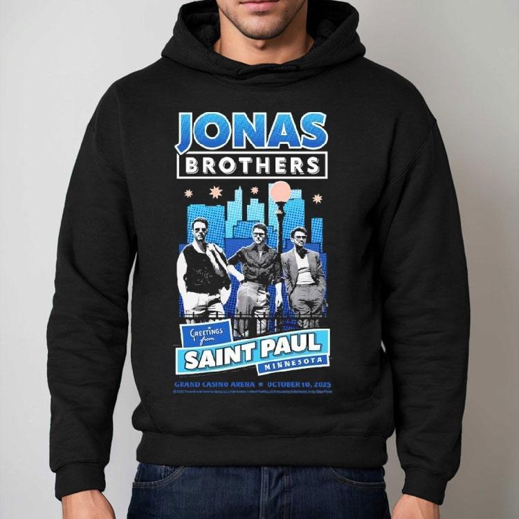 Jonas Brothers Greetings From Your Hometown Saint Paul Mn Shirt Jonas Brothers Greetings From Your Hometown Saint Paul Mn Shirt