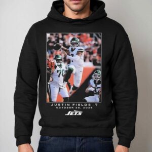 Justin Fields New York Jets Nfl Flash Features Week 8 Shirt 2 Justin Fields New York Jets Nfl Flash Features Week Hoodie