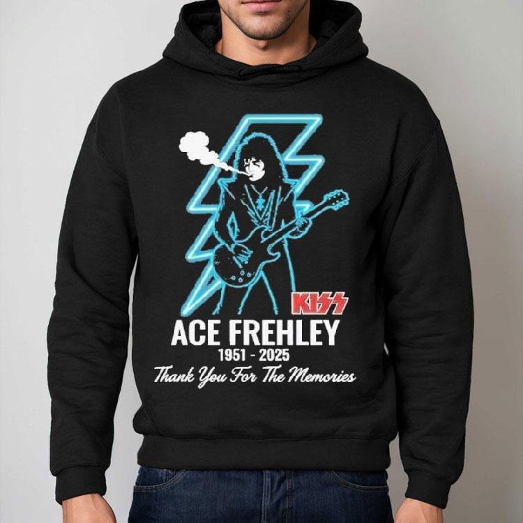 Kiss Ace Frehley 1951-2025 Thank You For The Memories Shirt Kiss Ace Frehley 1951-2025 Thank You For The Memories Shirt