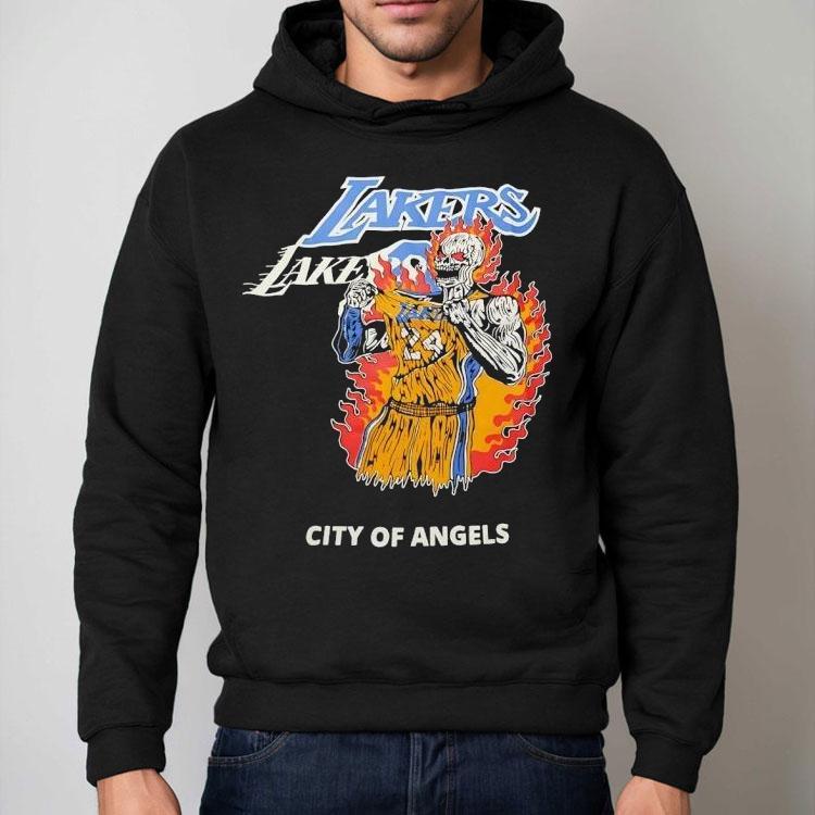 Kobe Bryant Skeleton Warren Lotas X Los Angeles Lakers City Of Angels Shirt Kobe Bryant Skeleton Warren Lotas X Los Angeles Lakers City Of Angels Shirt