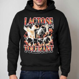 Lactose Tolerant Cow Graphic Hoodie