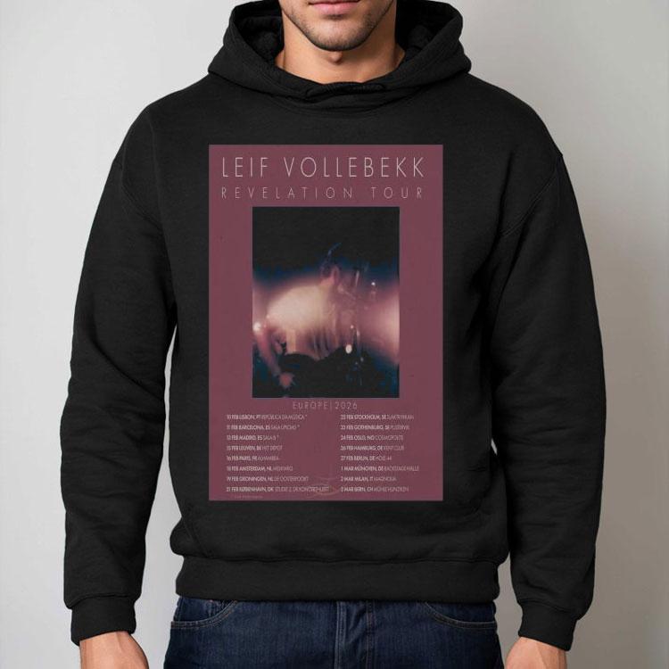 Leif Vollebekk Europe Tour 2026 Shirt Leif Vollebekk Europe Tour 2026 Shirt