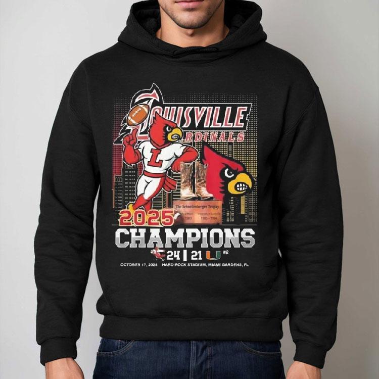 Louisville Cardinals Mascot 2025 Champions Shirt Louisville Cardinals Mascot 2025 Champions Shirt